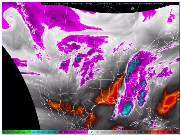 HOW DOES WATER VAPOR IMAGERY WORK 