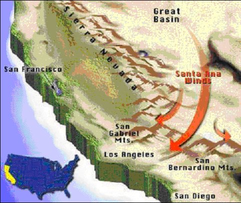 The Southern California Curse The Santa Ana Winds